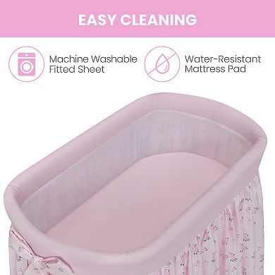 Delta Children Flora Gliding Bassinet