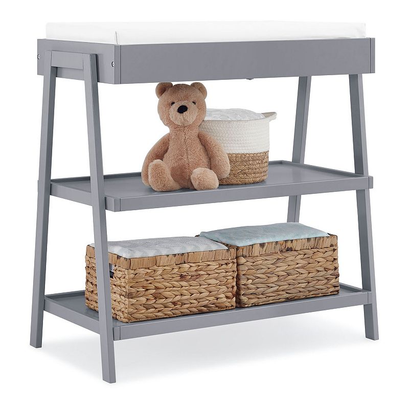 Delta Children Scout Changing Table - Greenguard Gold Certified - Gray