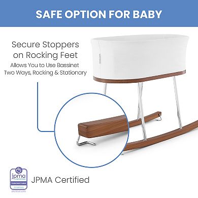 Delta Children Rockaway Rocking Bassinet