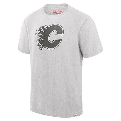 Men's Fanatics Cream Calgary Flames Made in Canada T-Shirt