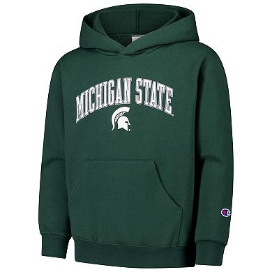 Youth Champion Green Michigan State Spartans Campus Pullover Hoodie