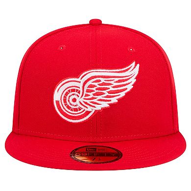 Men's New Era Red Detroit Red Wings Core 59FIFTY Fitted Hat