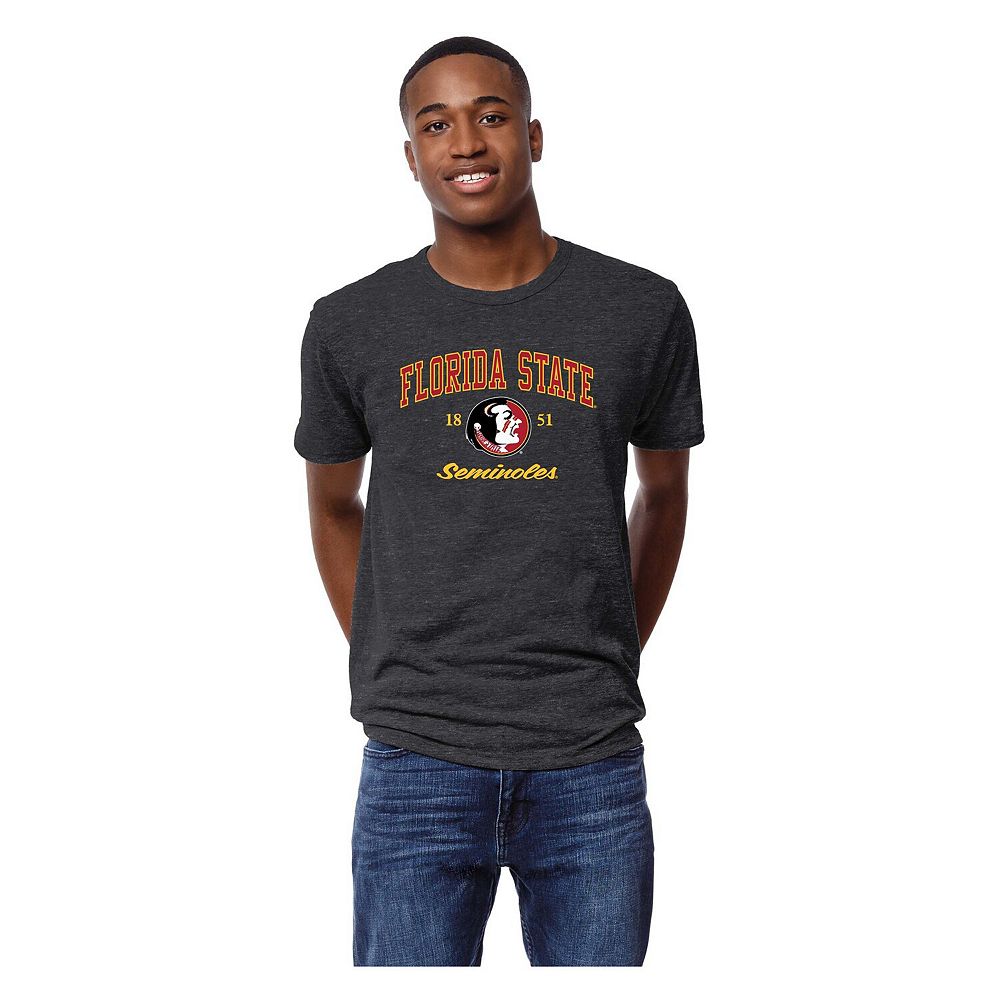 Men's League Collegiate Wear Charcoal Florida State Seminoles Arch ...