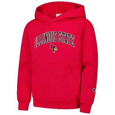Youth Champion Red Illinois State Redbirds Campus Pullover Hoodie