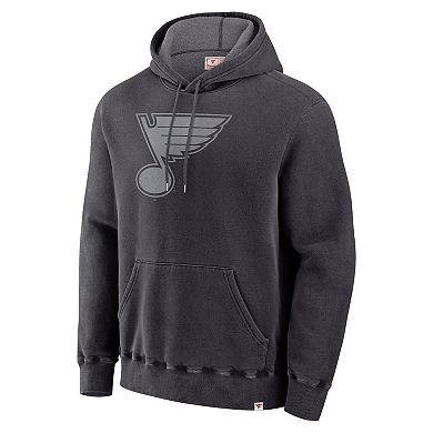 Men's Fanatics Black St. Louis Blues Made in Canada Pullover Hoodie