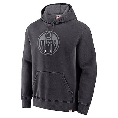 Men's Fanatics Black Edmonton Oilers Made in Canada Pullover Hoodie