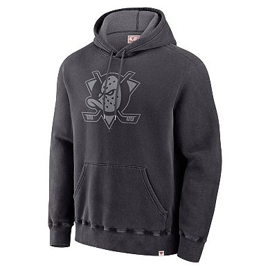 Men's Fanatics Black Anaheim Ducks Made in Canada Pullover Hoodie