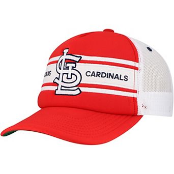 Men's  Red St. Louis Cardinals Sideline Trucker Adjustable Hat