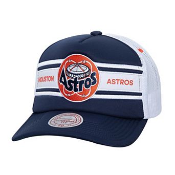 Men's  Navy Houston Astros Sideline Trucker Adjustable Hat