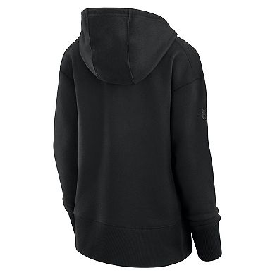 Women's Fanatics Black Pittsburgh Penguins Authentic Pro Road Pullover Hoodie