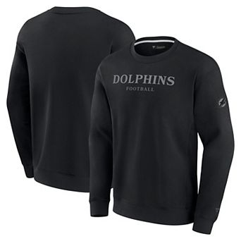 Unisex Fanatics Black Miami Dolphins Elements Unlimited Fleece Pullover Sweatshirt