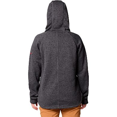 Women's Columbia Gray Ohio State Buckeyes Sweater Weather Raglan Pullover Hoodie