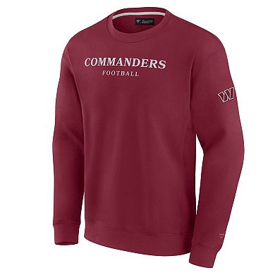 Unisex Fanatics Burgundy Washington Commanders Elements Unlimited Fleece Pullover Sweatshirt