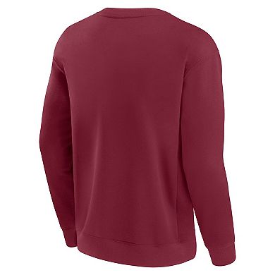 Unisex Fanatics Burgundy Washington Commanders Elements Unlimited Fleece Pullover Sweatshirt