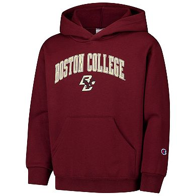Youth Champion Maroon Boston College Eagles Campus Pullover Hoodie