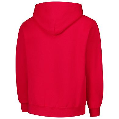 Youth Champion Scarlet Ohio State Buckeyes Campus Pullover Hoodie