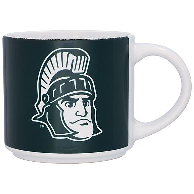 Indigo Falls Michigan State Spartans Two Pack 14oz Stackable Mug Set