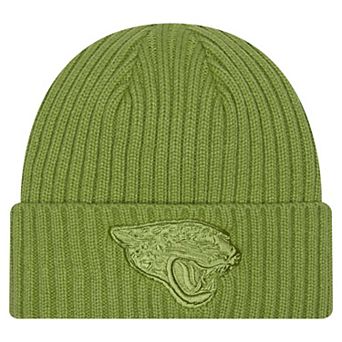 Men's New Era Green Jacksonville Jaguars Color Pack Cuffed Knit Hat