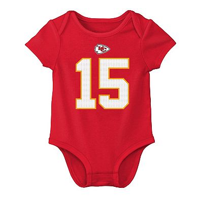 Newborn & Infant Nike Patrick Mahomes Red Kansas City Chiefs Player Name & Number Bodysuit