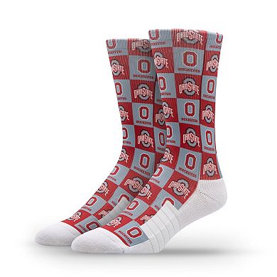Unisex Strideline Ohio State Buckeyes Premium 70's Bedding Crew Socks