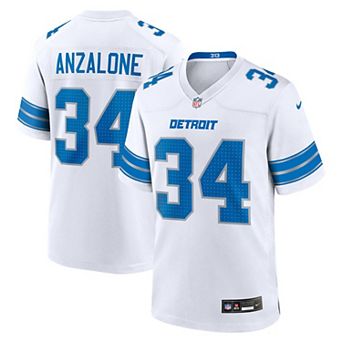 Men's Nike Alex Anzalone White Detroit Lions White Game Jersey