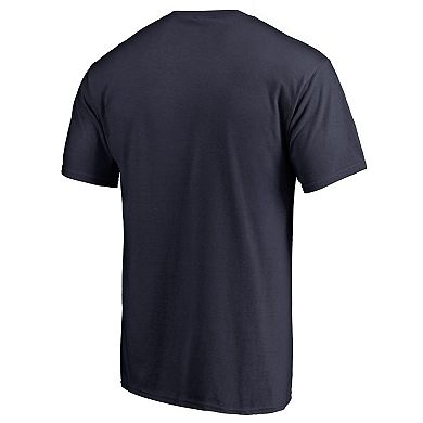 Men's Navy Chicago Bears Wordmark T-Shirt