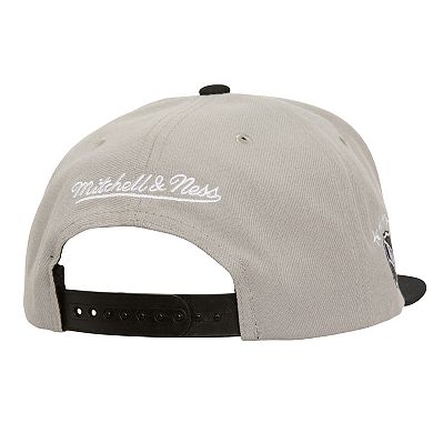 Men's Mitchell & Ness Gray Los Angeles Kings Soul Triple Up Snapback Hat