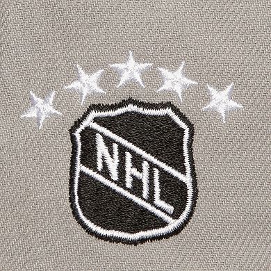 Men's Mitchell & Ness Gray Los Angeles Kings Soul Triple Up Snapback Hat