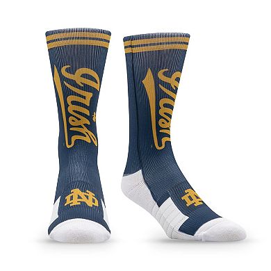 Unisex Strideline Notre Dame Fighting Irish Premium Wordmark Crew Socks