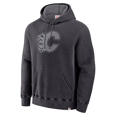Men's Fanatics Black Calgary Flames Made in Canada Pullover Hoodie