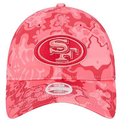Women's New Era Scarlet San Francisco 49ers Trippy 9TWENTY Adjustable Hat