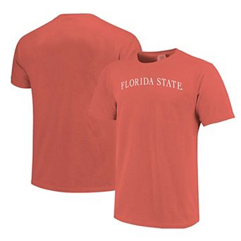 Unisex Coral Florida State Seminoles Comfort Colors Fashion Color Arch T-Shirt