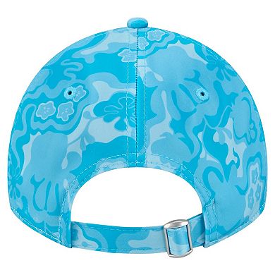 Women's New Era Aqua Miami Dolphins Trippy 9TWENTY Adjustable Hat