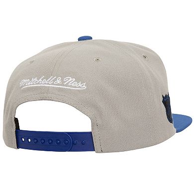 Men's Mitchell & Ness Gray Toronto Maple Leafs Soul Triple Up Snapback Hat