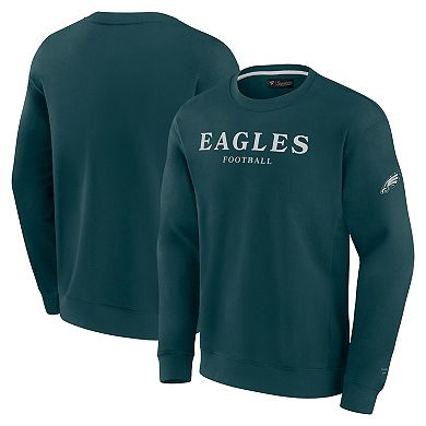 Unisex Fanatics Midnight Green Philadelphia Eagles Elements Unlimited Fleece Pullover Sweatshirt