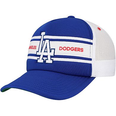 Men's Royal Los Angeles Dodgers Sideline Trucker Adjustable Hat