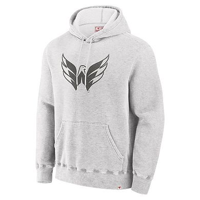 Men's Fanatics Cream Washington Capitals Made in Canada Pullover Hoodie