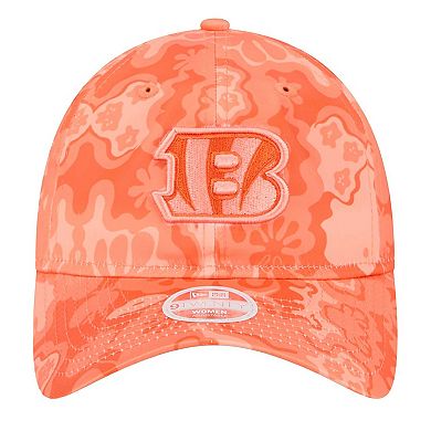 Women's New Era Orange Cincinnati Bengals Trippy 9TWENTY Adjustable Hat