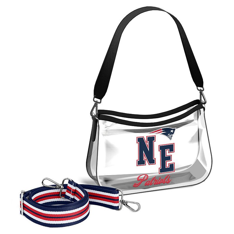 WEAR by Erin Andrews New England Patriots Clear Stadium Mini Purse, Team