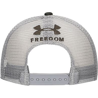 Men's Under Armour Camo Maryland Terrapins Freedom Collection Blitzing Performance Trucker Hat