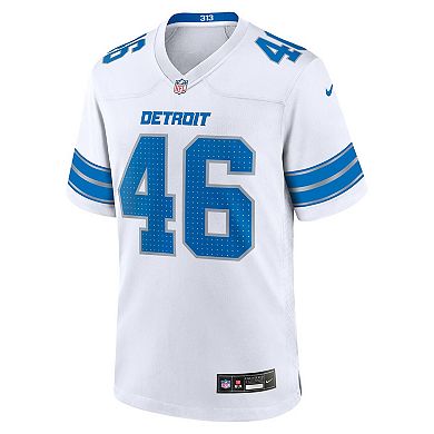 Men's Nike Jack Campbell White Detroit Lions White Game Jersey