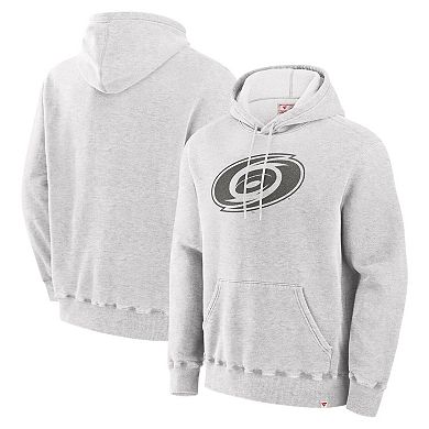 Men's Fanatics Cream Carolina Hurricanes Made in Canada Pullover Hoodie
