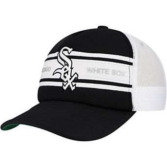 Men's  Black Chicago White Sox Sideline Trucker Adjustable Hat