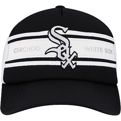 Men's Black Chicago White Sox Sideline Trucker Adjustable Hat