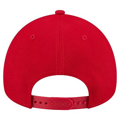Men's New Era Scarlet San Francisco 49ers A-Frame 9FORTY Adjustable Hat