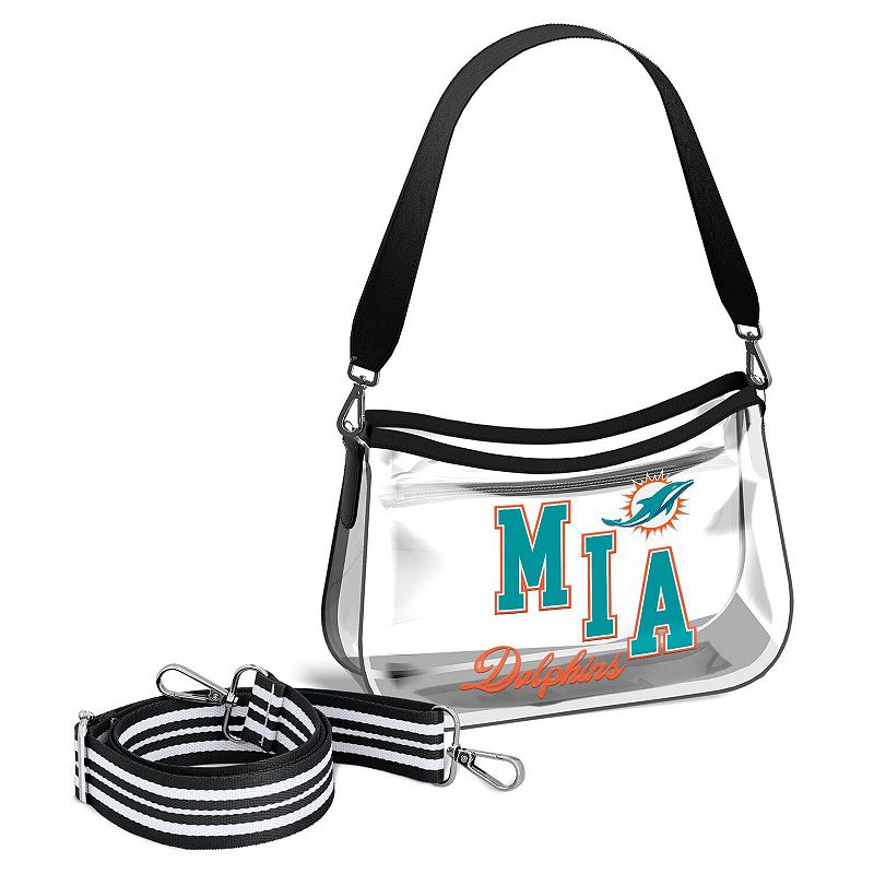 WEAR by Erin Andrews Miami Dolphins Clear Stadium Mini Purse, Team