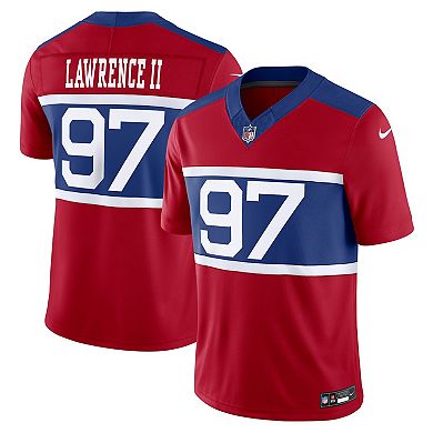Men's Nike Dexter Lawrence II Century Red New York Giants Alternate Vapor F.U.S.E. Limited Jersey