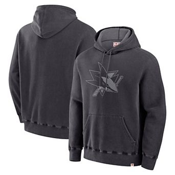 Men's Fanatics Black San Jose Sharks Made in Canada Pullover Hoodie