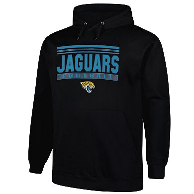 Men's Fanatics Black Jacksonville Jaguars Big & Tall Pop Pullover Hoodie
