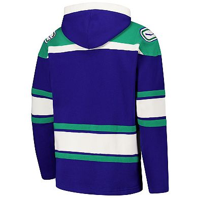 Men's '47 Royal Vancouver Canucks Superior Lacer Pullover Hoodie